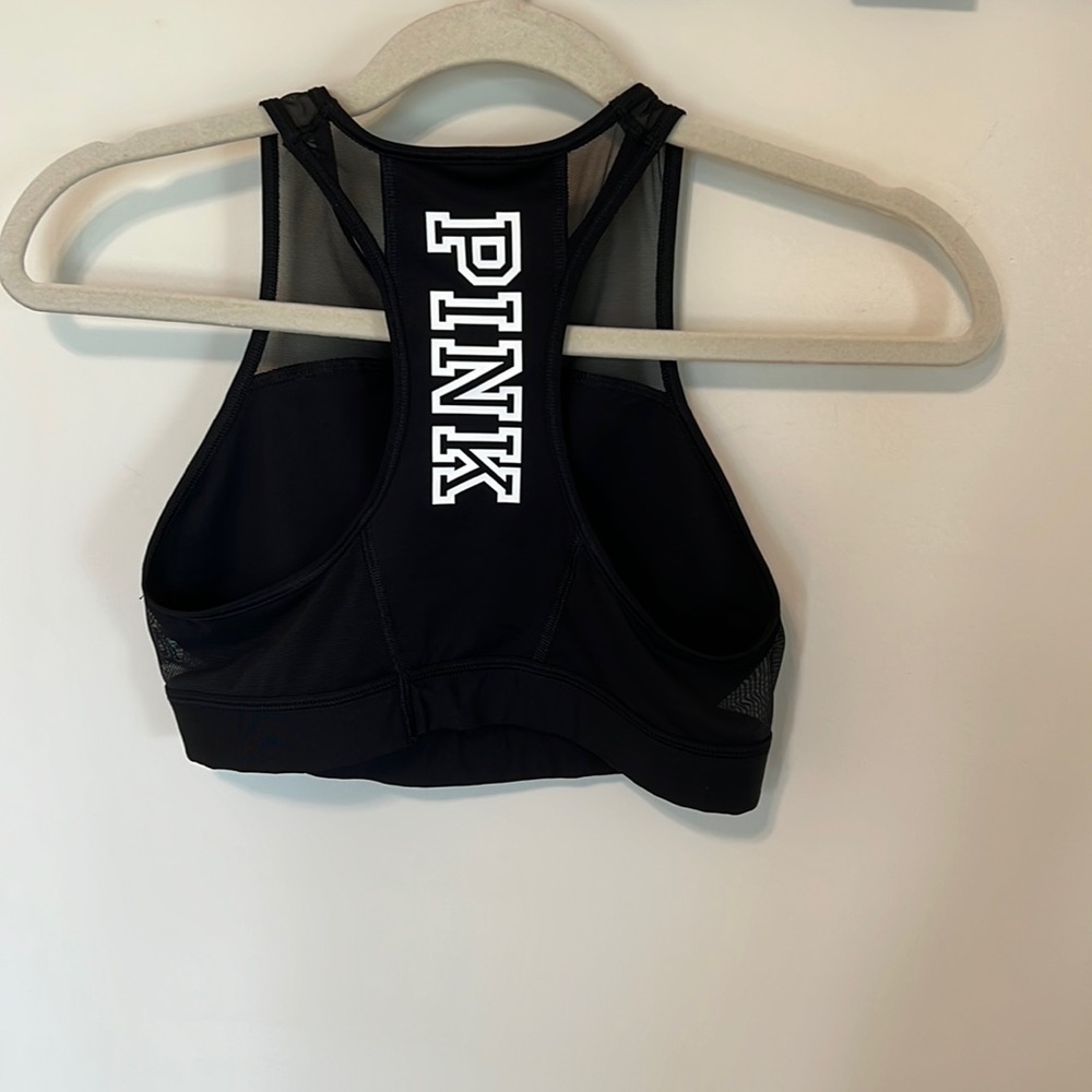 PINK Women’s Crop Haut Court / Black / Excellent Pre-Owned Condition / Size M